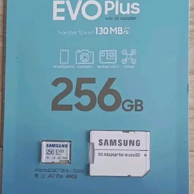 삼성 마이크로sd evo plus256g 새제품입니다