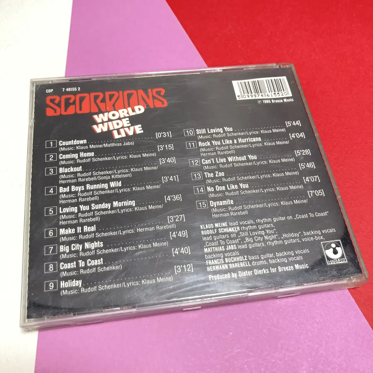 [중고음반/CD] 헤비메탈 스콜피온스 SCORPIONS 라이브앨범