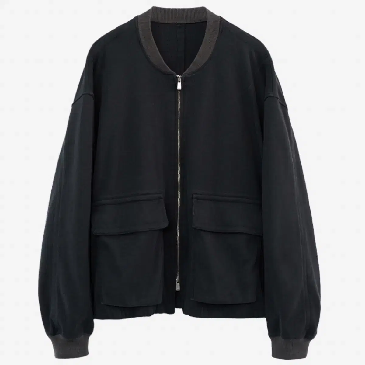 [2]Polythene washed house jersey jacket black