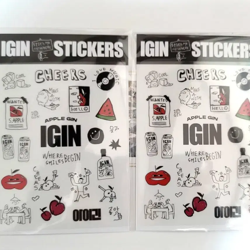 방탄 진 아이긴 스티커 트레이 bts jin IGIN sticker