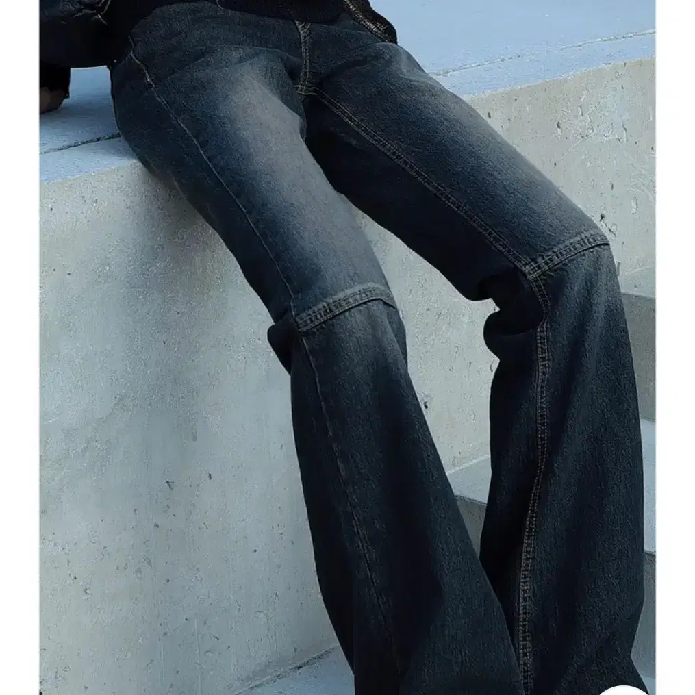 이은 부츠컷 bootcut mid cut denim eeun