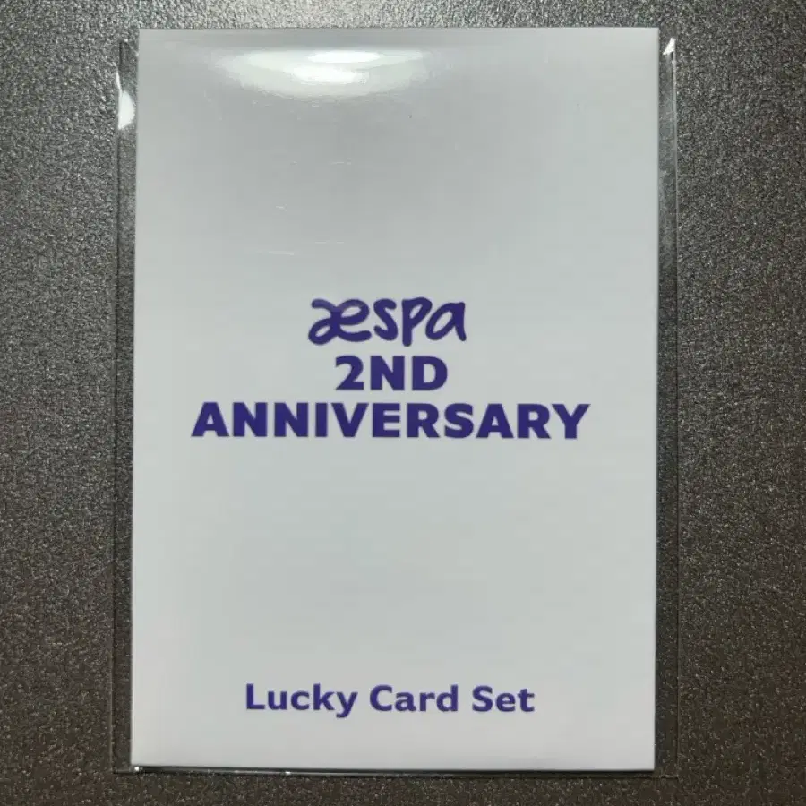 에스파 2주년 럭키 카드 세트 + 벌쓰데이 카드 패키지 (포토카드 포함)