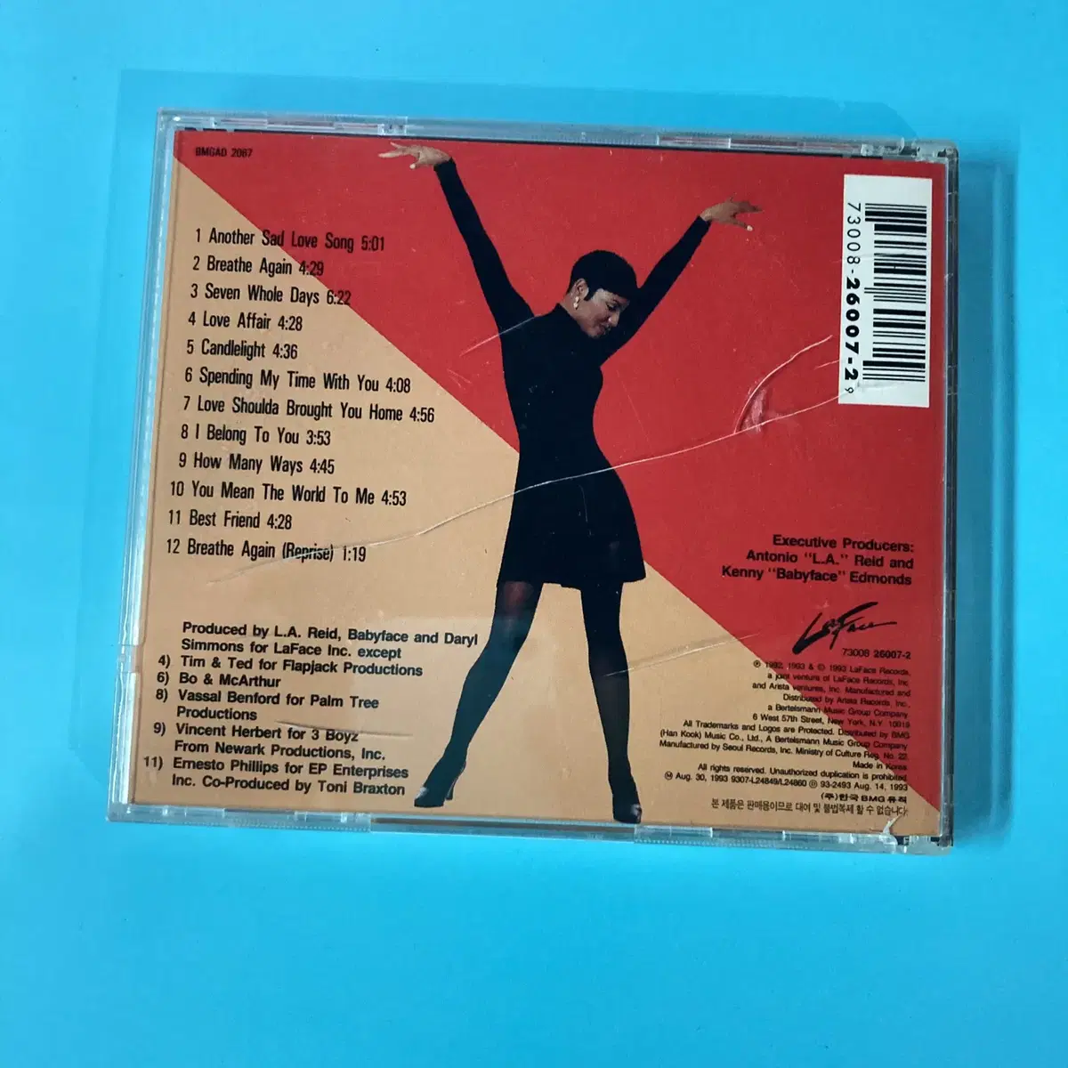 [중고음반/CD] 토니 브랙스톤 1집 Toni Braxton