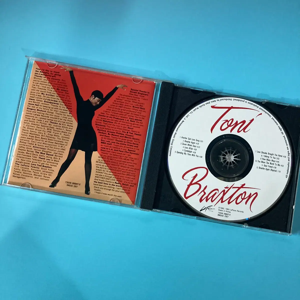 [중고음반/CD] 토니 브랙스톤 1집 Toni Braxton