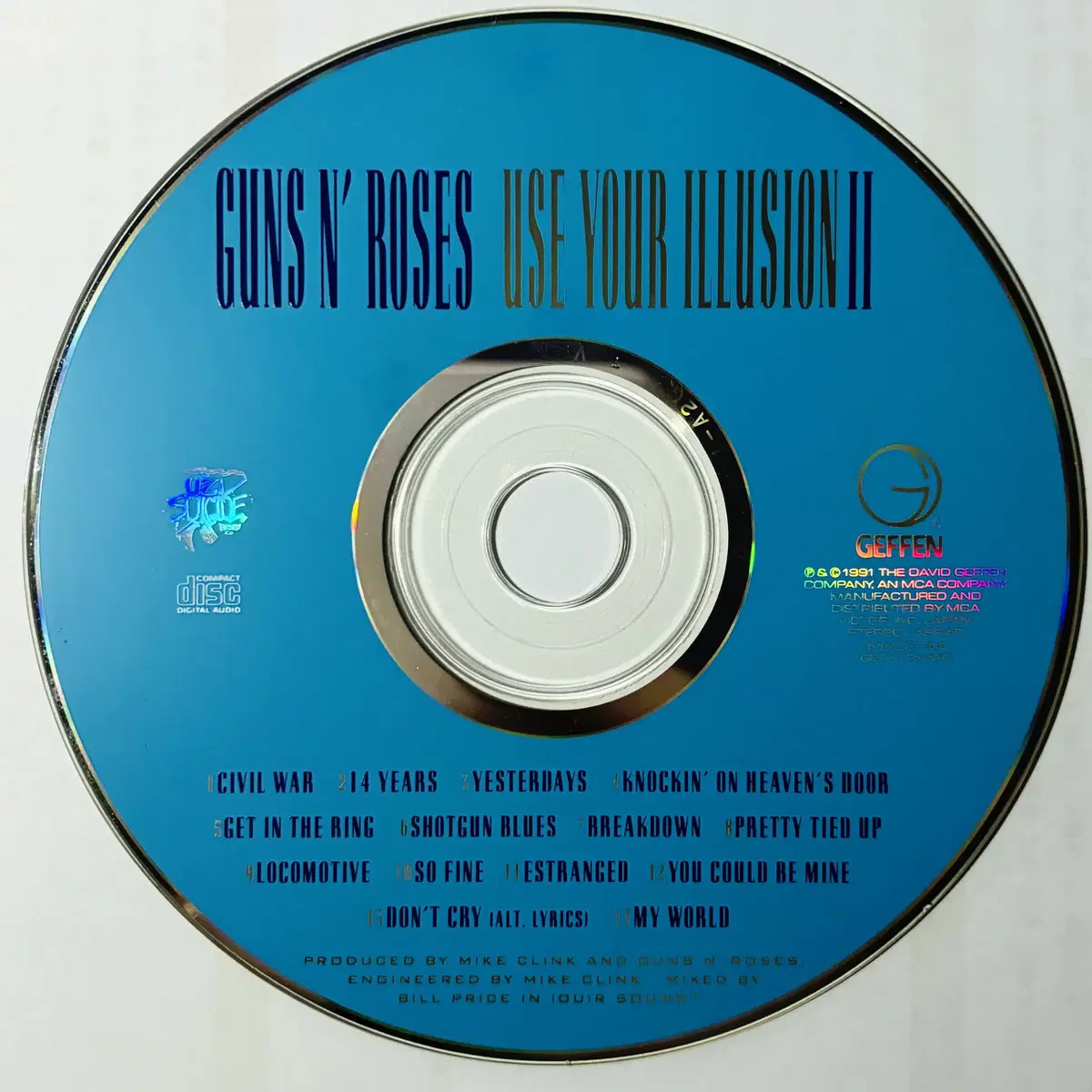 Guns N' Roses - Use Your II (CD)일본반91민트급