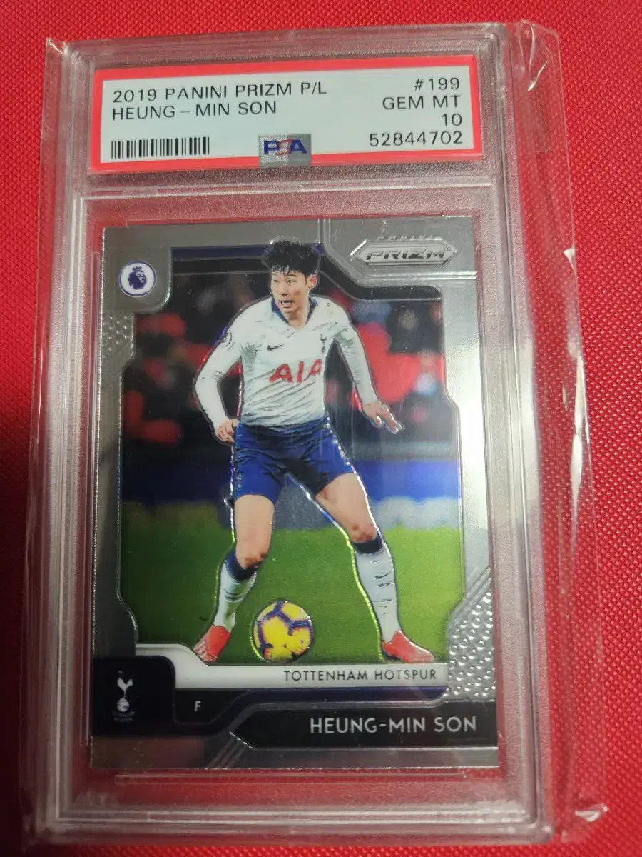 축구)손흥민 2019 Panini PSA 10등급 카드