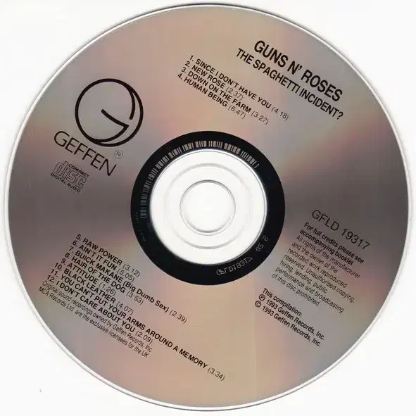 Guns N' Roses - Spaghetti (CD)영국반90s NM-