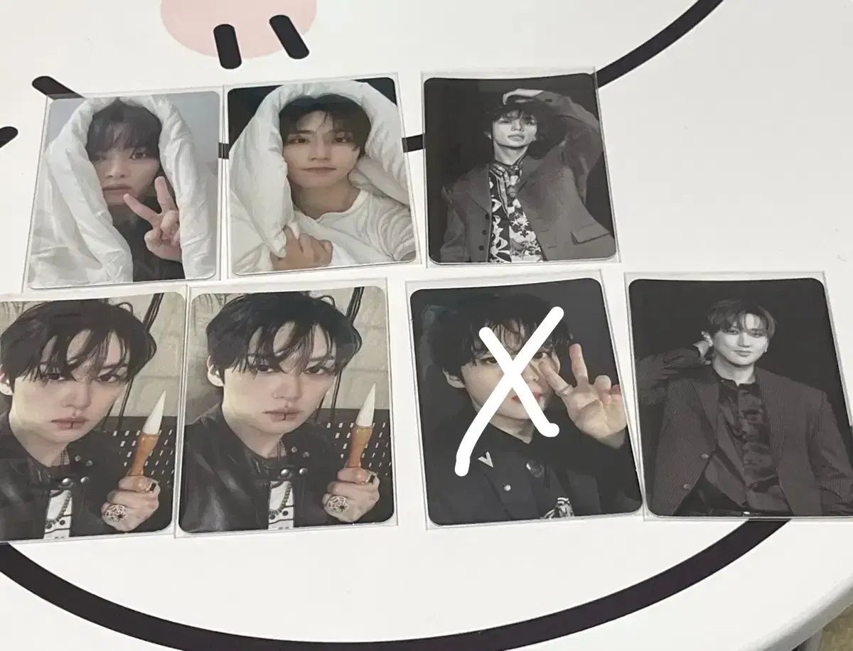 SKZ Hop photo card skz Hap photo card lee know changbin hyunjin han