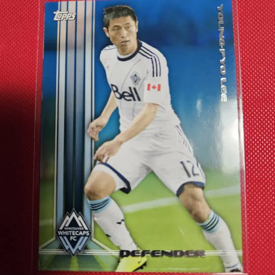 축구) 이영표 50장 한정 2013 Topps MLS 블루 카드