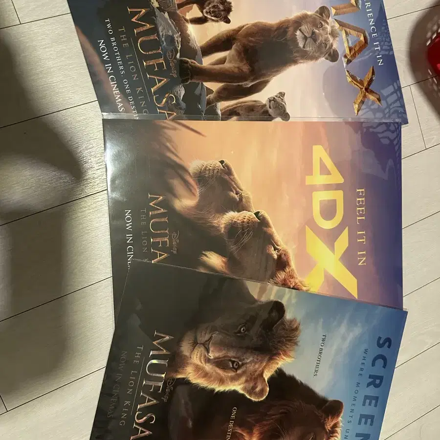 무파사 라이언킹 특별관 포스터 아이맥스 4dx 스크린엑스