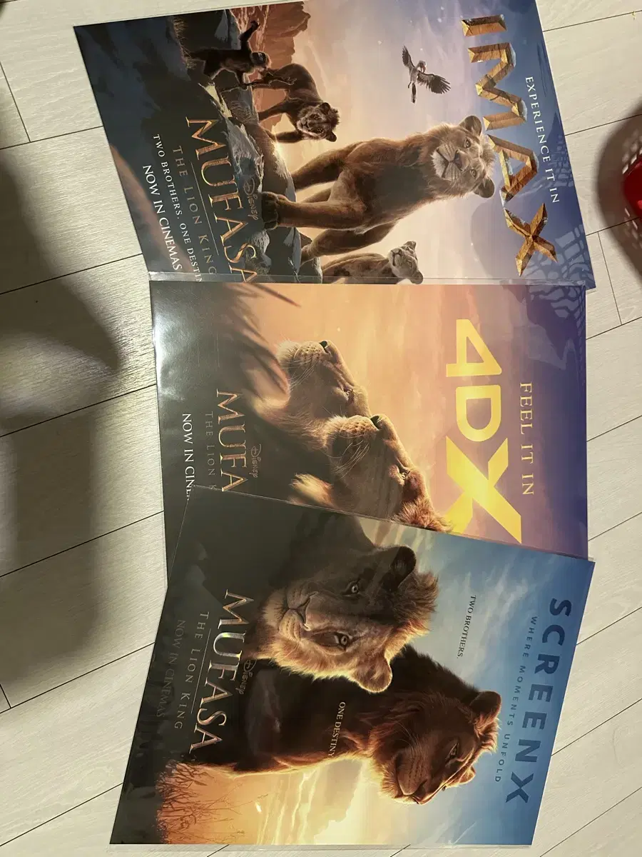 무파사 라이언킹 특별관 포스터 아이맥스 4dx 스크린엑스