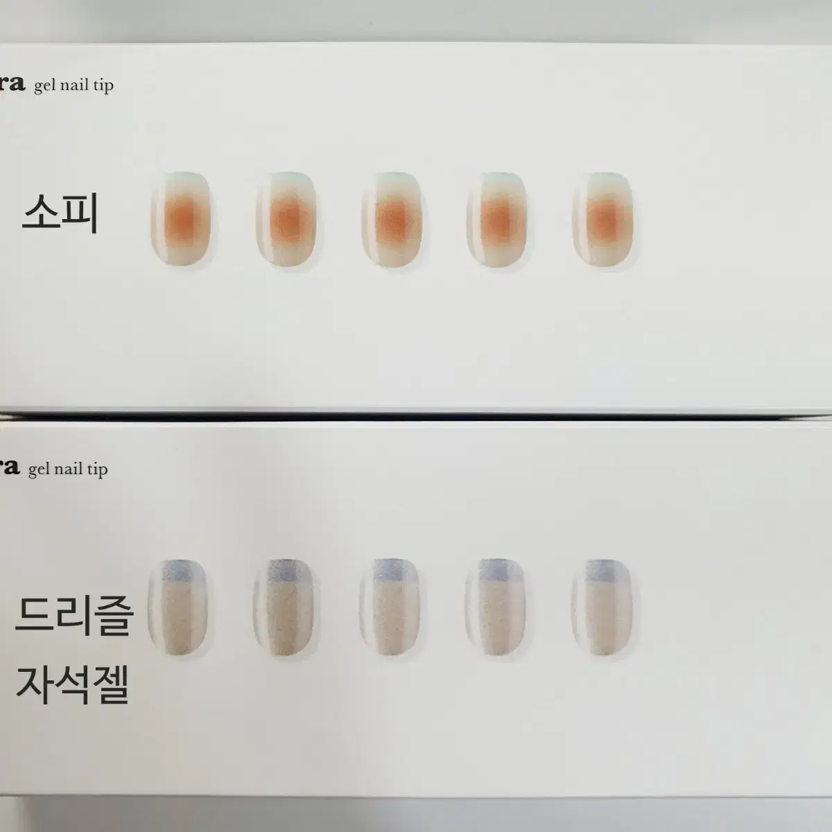 오호라 젤네일팁 레드계열 레든 벨르 로즈워터 선셋 프렌치 미사용