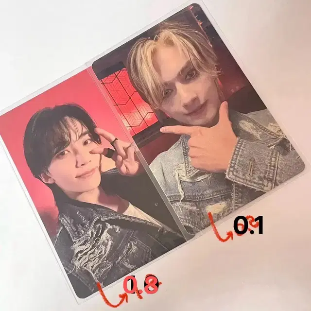 세븐틴 손오공 정한 준 위버스 특전 포카