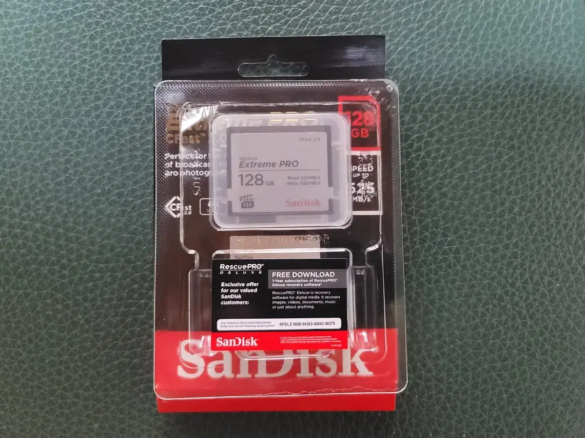 SanDisk Extreme PRO CFast 2.0 Card 128GB