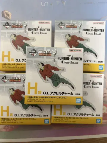 헌터헌터 제일복권 H상 아크릴 참 5종 세트