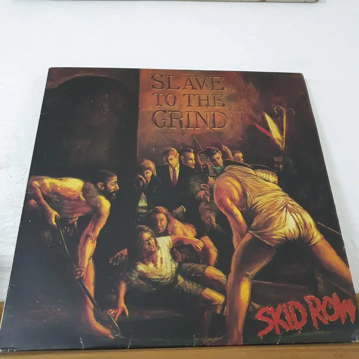 스키드로우 SKID ROW LP  SLAVE TO THE GRIND