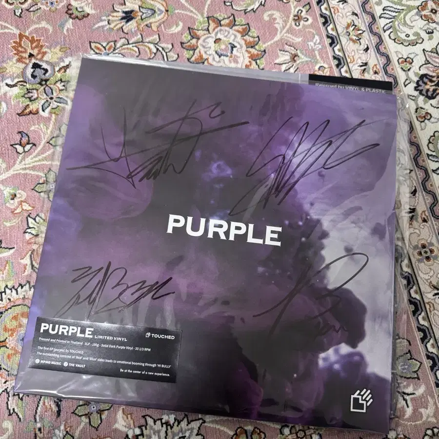 터치드 싸인반 lp purple 미개봉