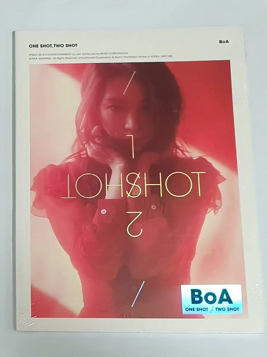 미개봉 보아 미니 1집 ONE SHOT TWO SHOT 앨범 시디 CD