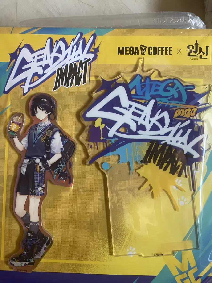 (All componentsO)Genshin Impact Wanderer Mega Coffee Acrylic Stand