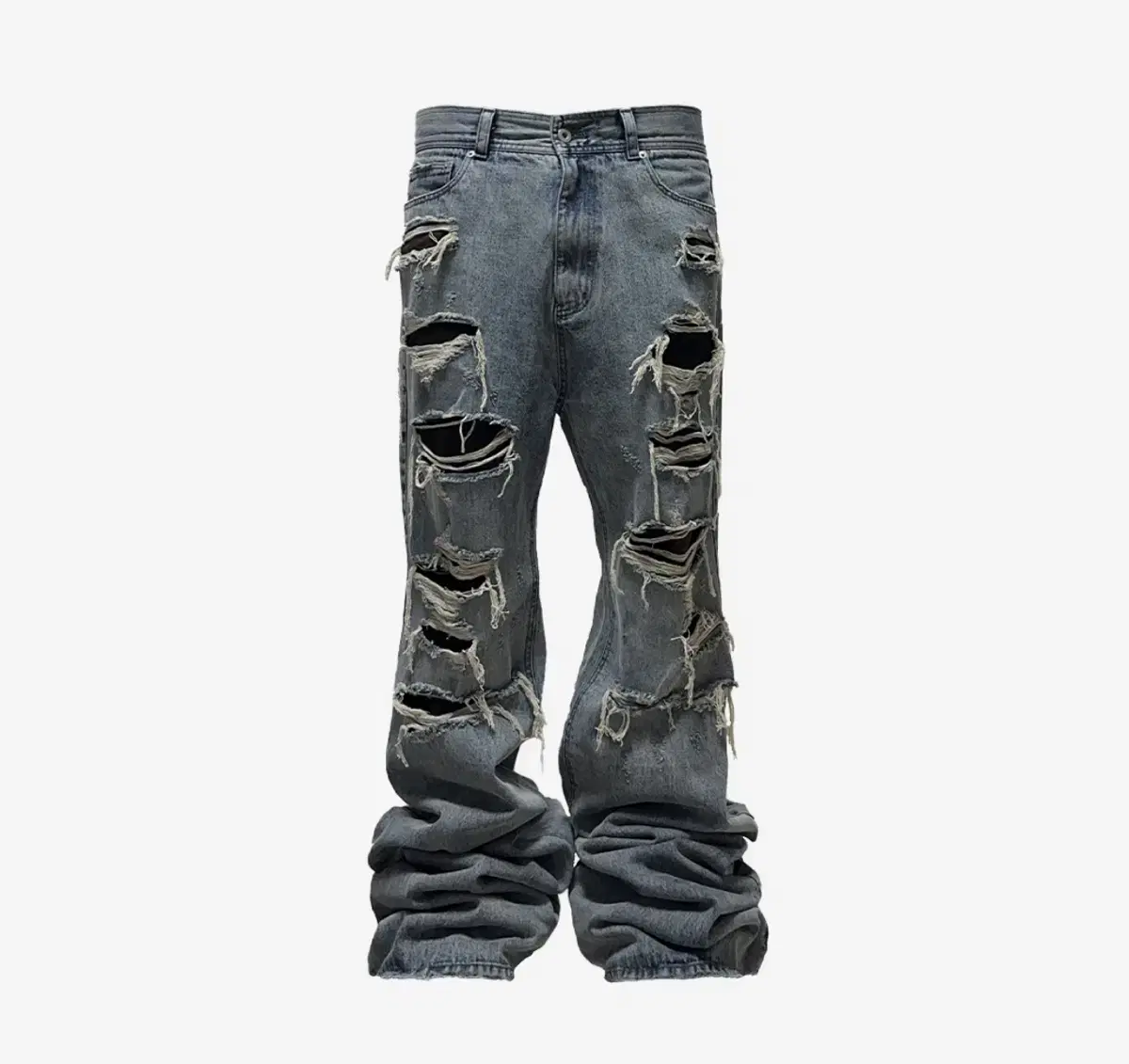 [2] OMO service Distressed Flared Jean