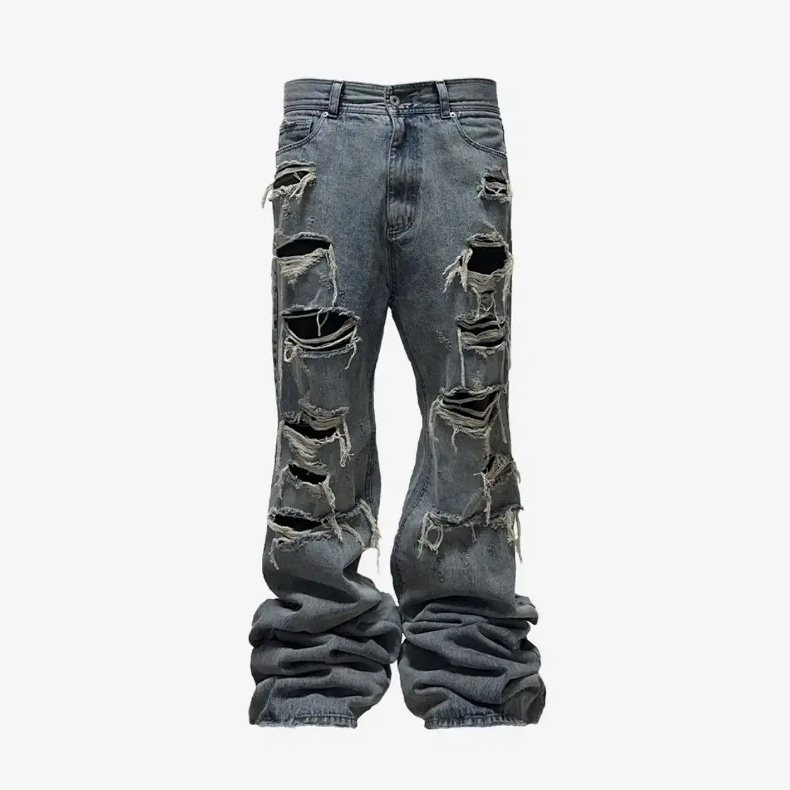 [2] OMO service Distressed Flared Jean