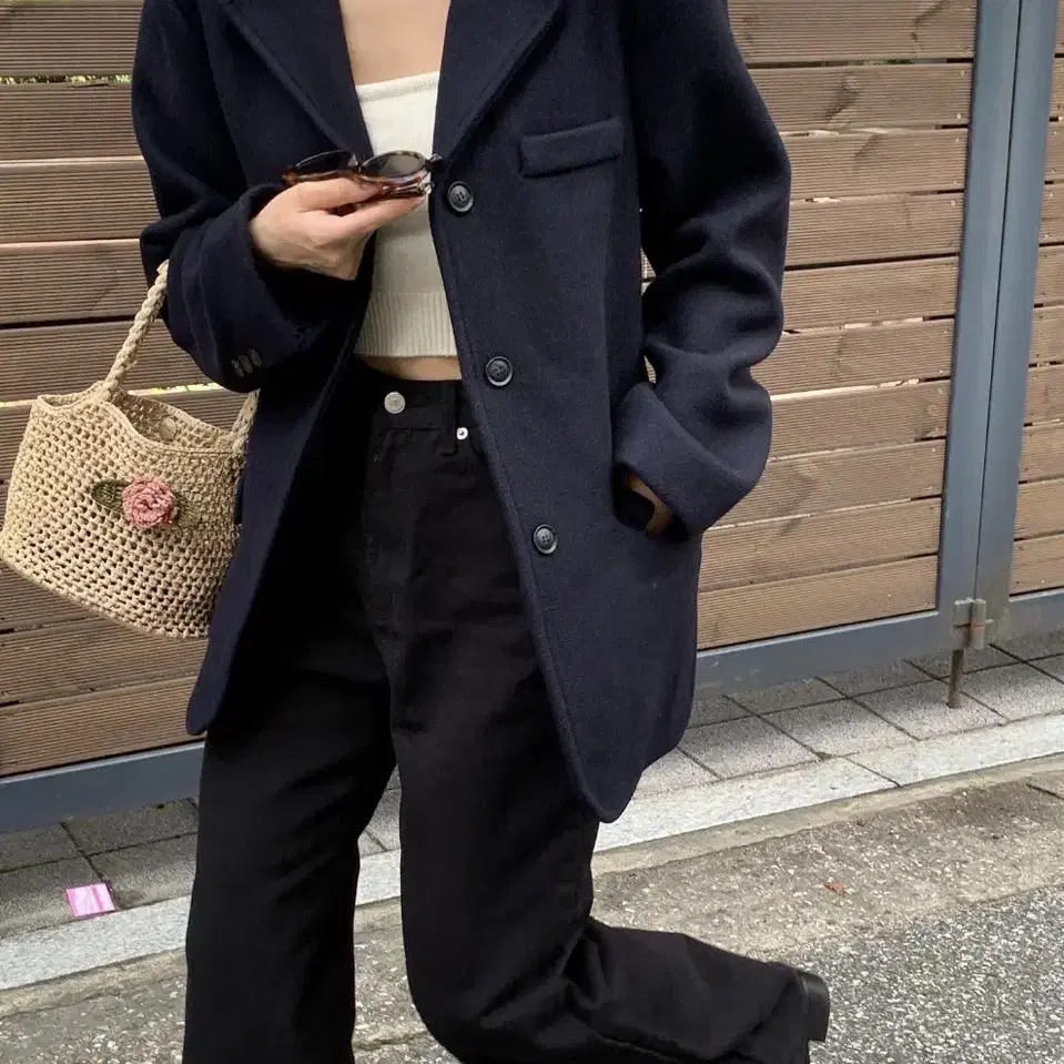 위드아웃썸머 roman jacket_navy