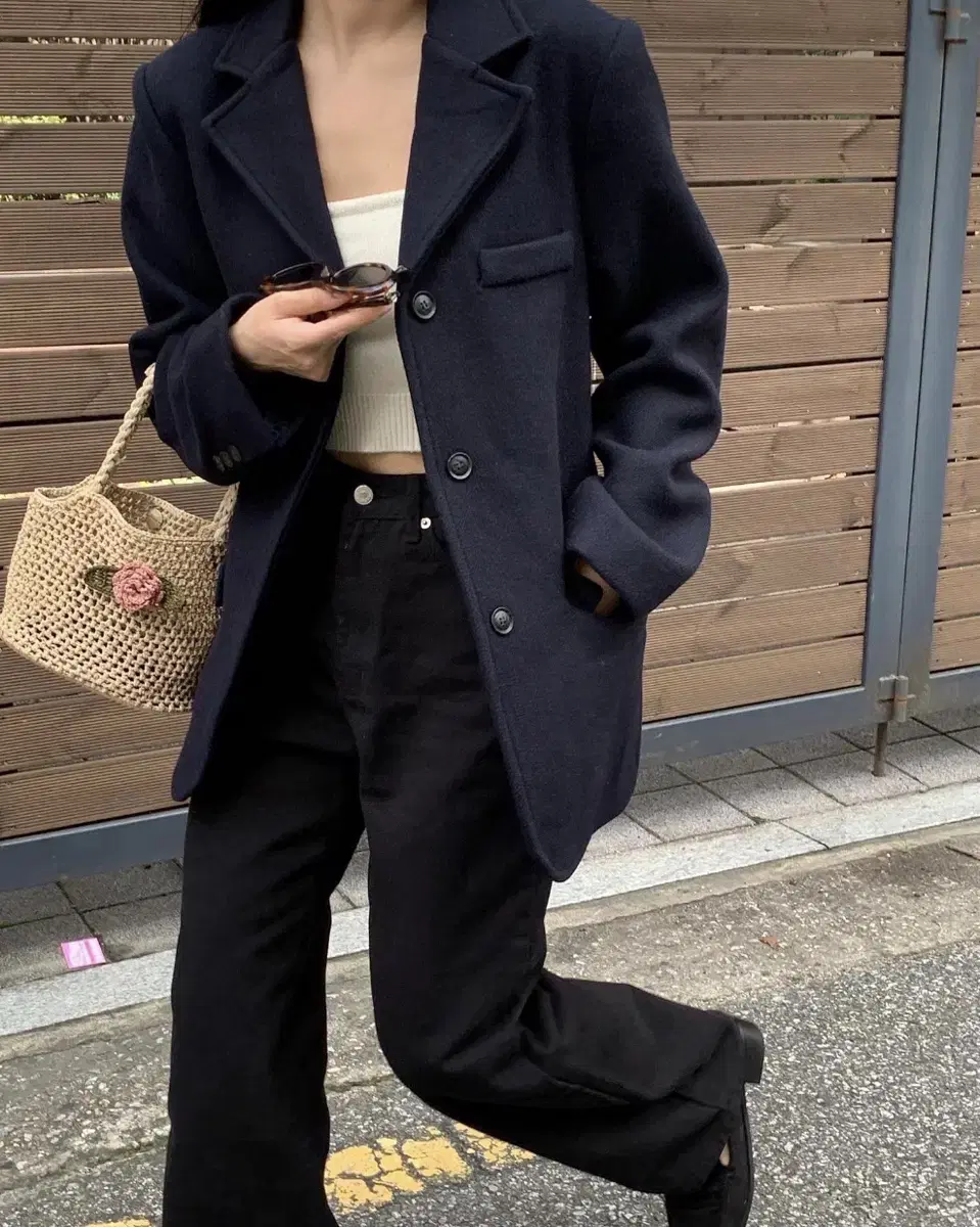 위드아웃썸머 roman jacket_navy