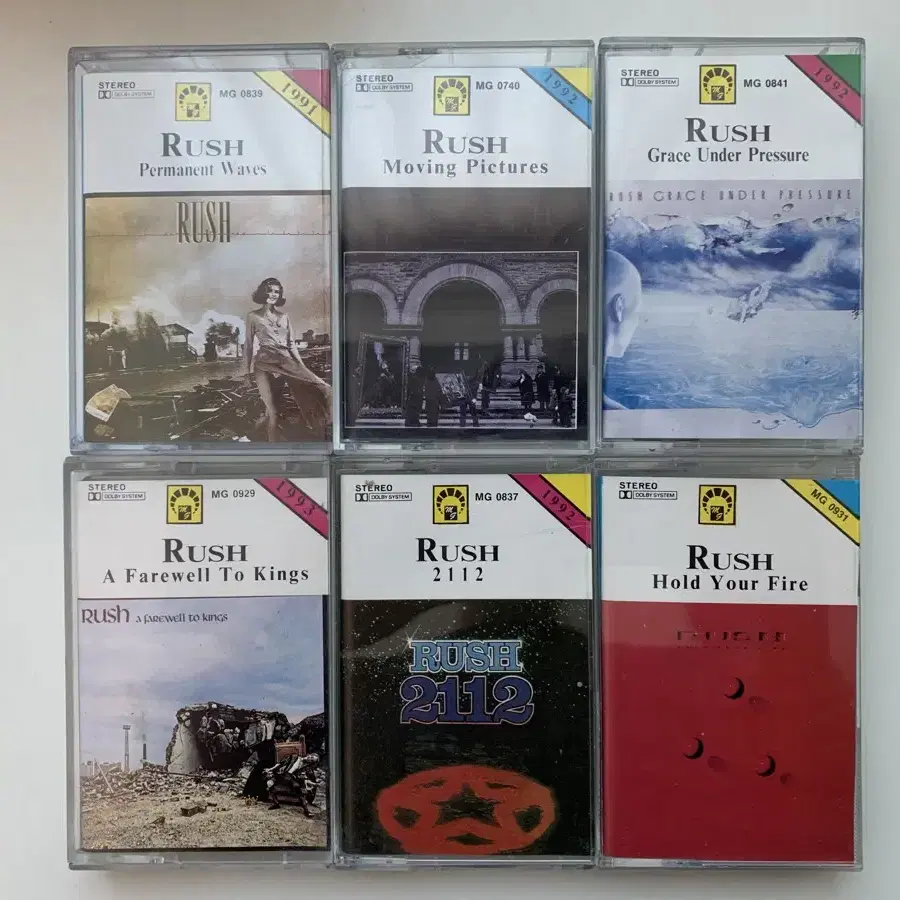 Rush Cassette tape 팝니다.(일괄)