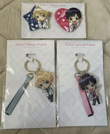 버추얼 제니스 아스카 키링 & 캔뱃지