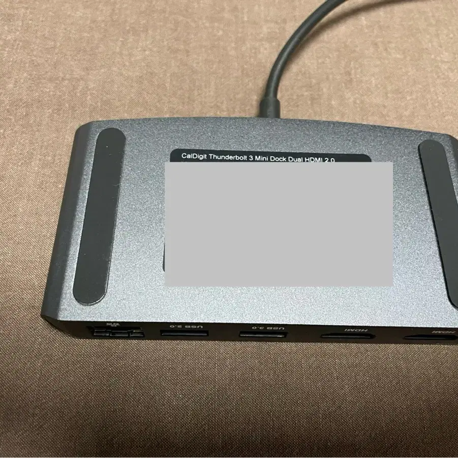 칼디짓 caldigit 썬더볼트3 mini dock dual