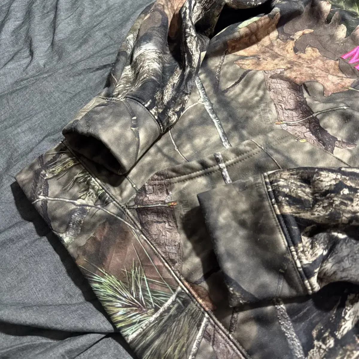 MossyOak Realtree Hood Shirts Sz Boys XL