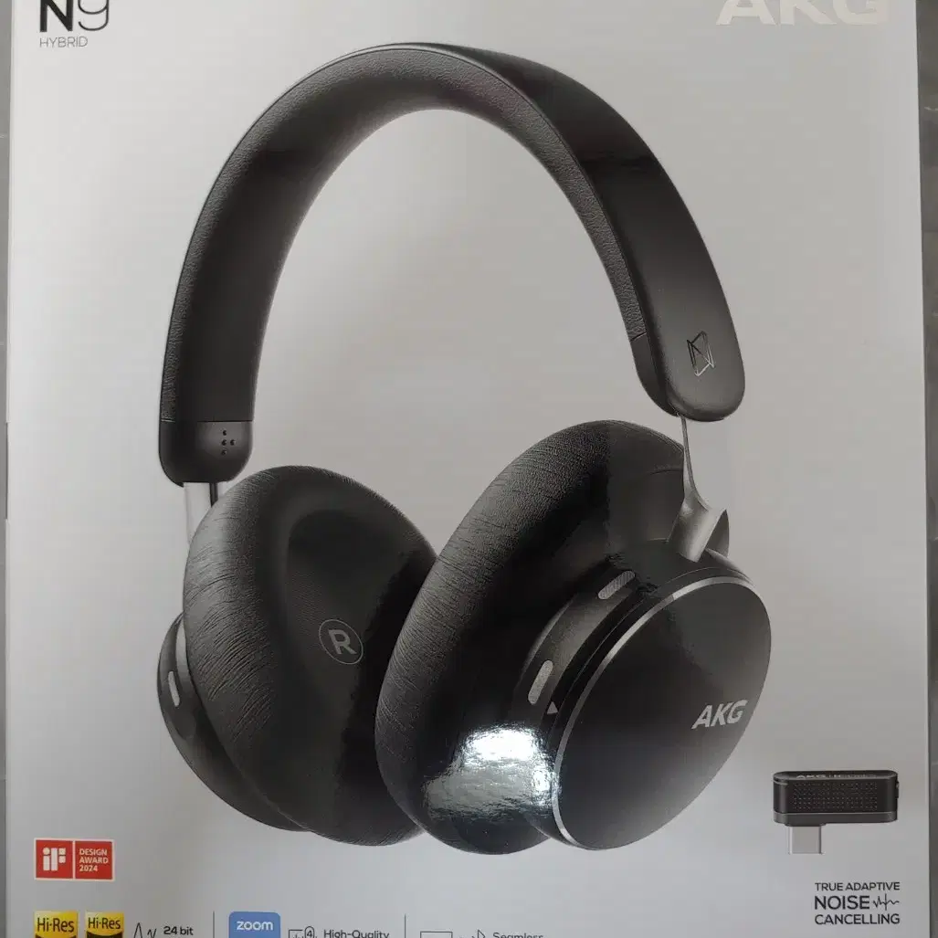 AKG N9 Hybrid 블랙 헤드폰