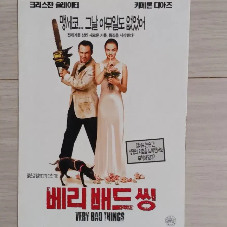 크리스찬슬레이터 카메론디아즈 베리배드씽(1999년)(4단)미니전단지