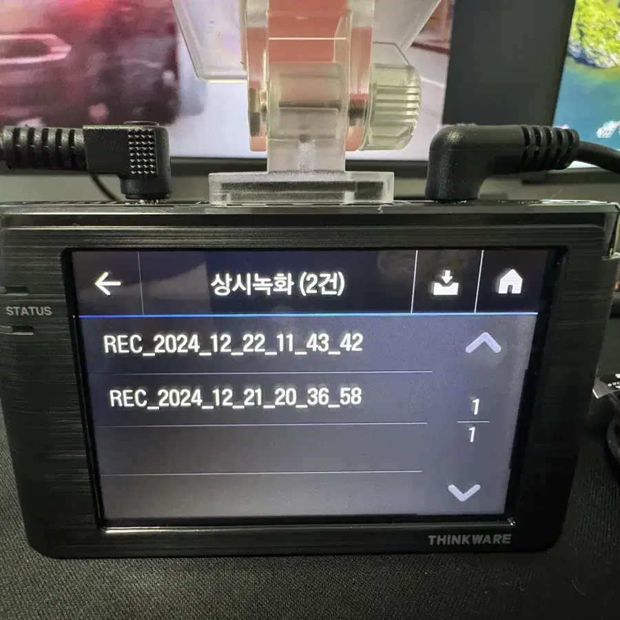 블랙박스 2채널 아이나비 A1000알파 FHD 32GB 팝니다. 3802