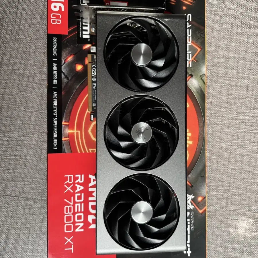 Rx7800xt 사파이어 니트로 플러스 팝니다