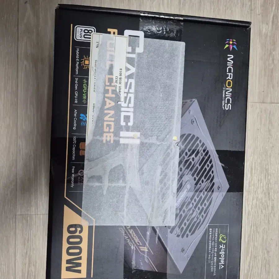 마이크로닉스 classic 2 풀체인지 600W 새상품