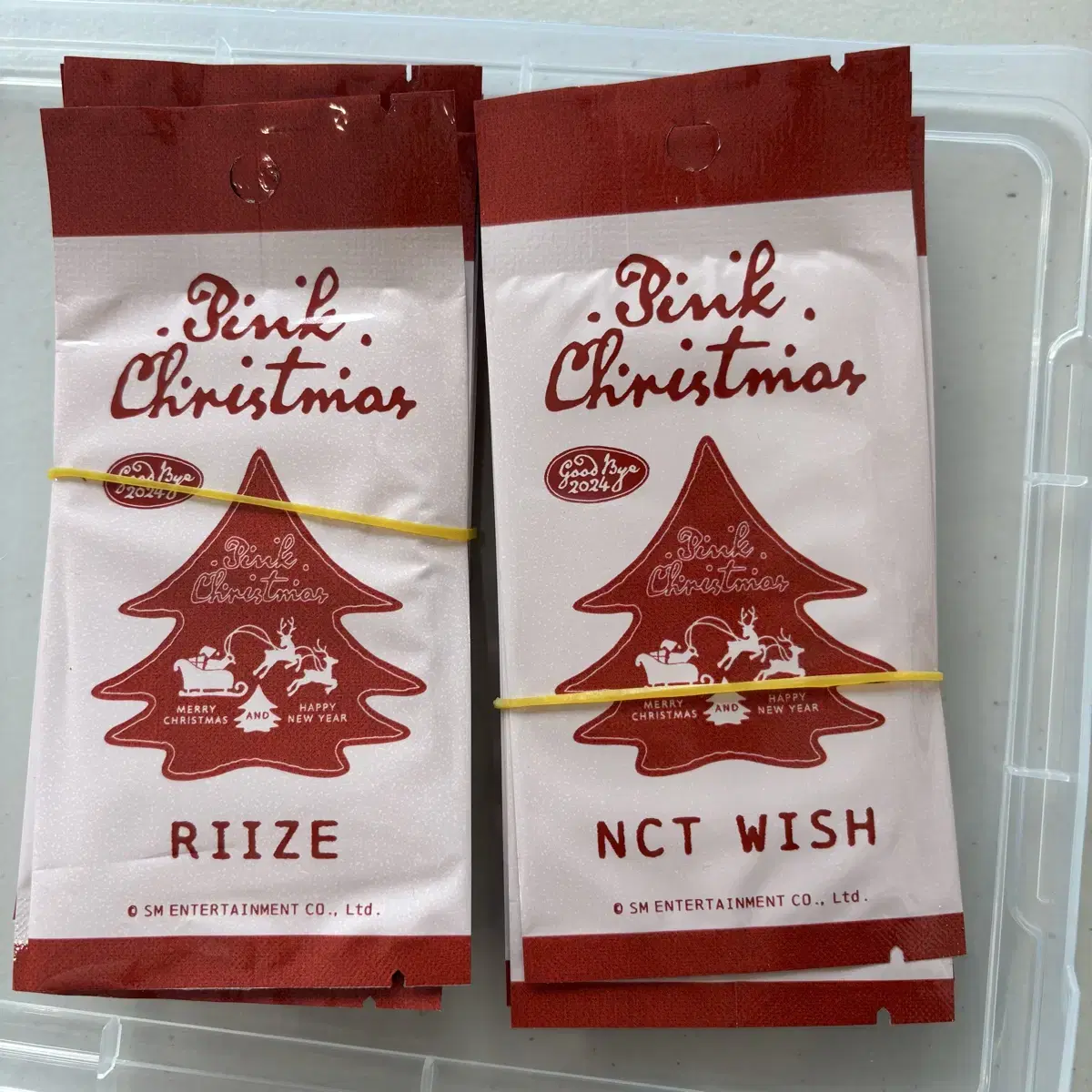 NCT wish riize Pink Christmas Random Pack tc sealed WTS