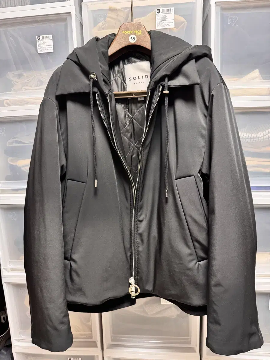 Solid Homme quilted jacket (lightweight padding) 50