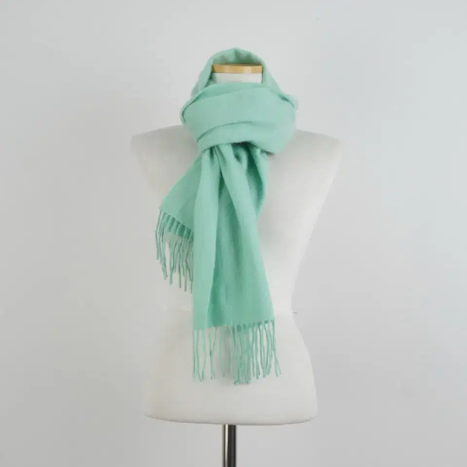 mint cashmere muffler