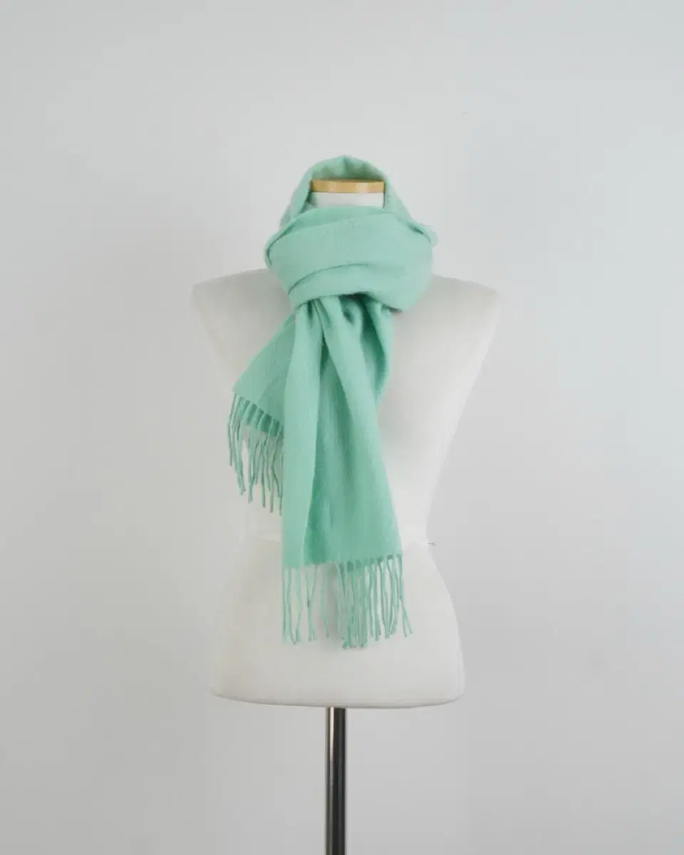 mint cashmere muffler