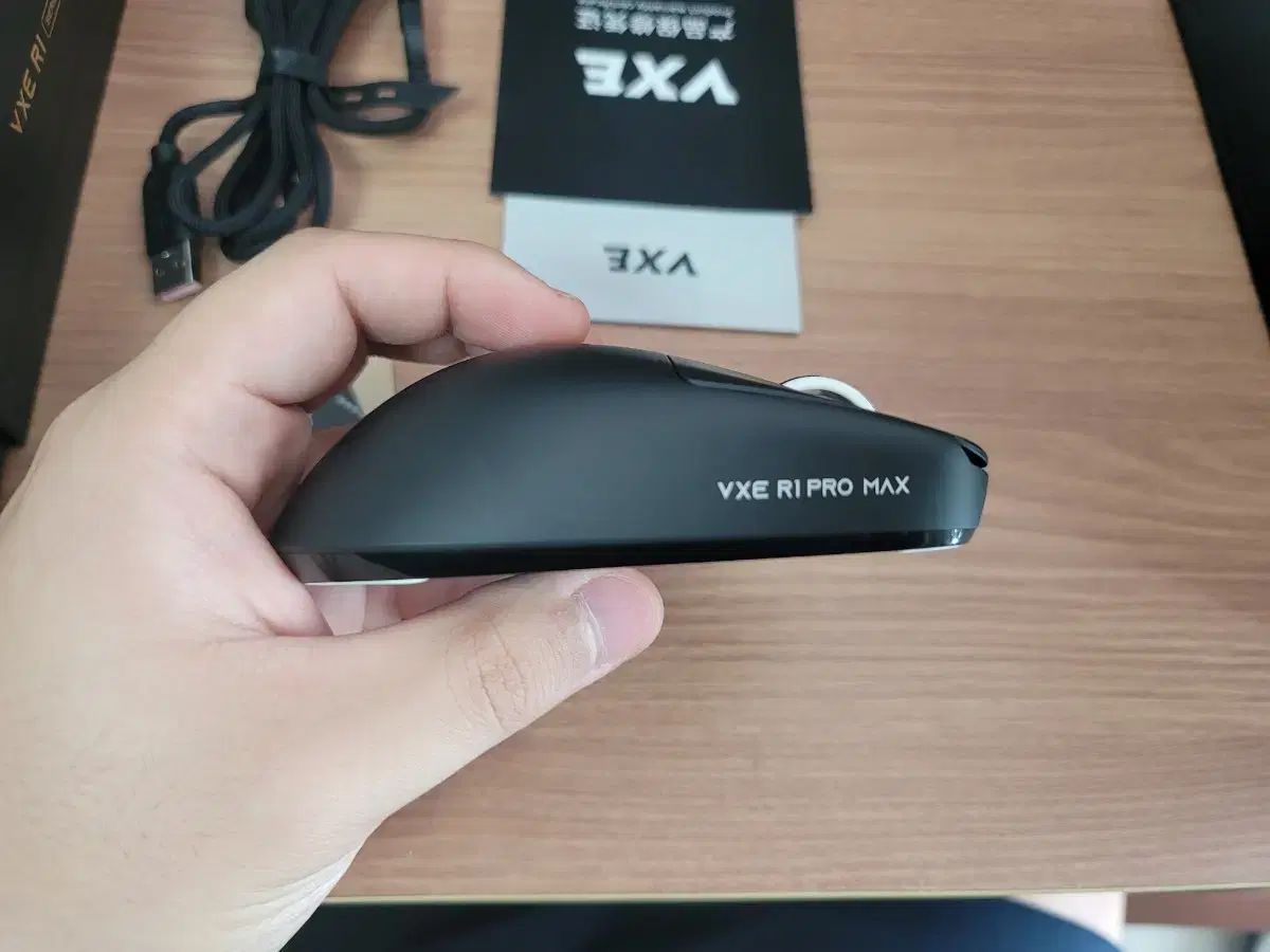 vxe r1 pro max 저소음 무소음 마우스 블랙