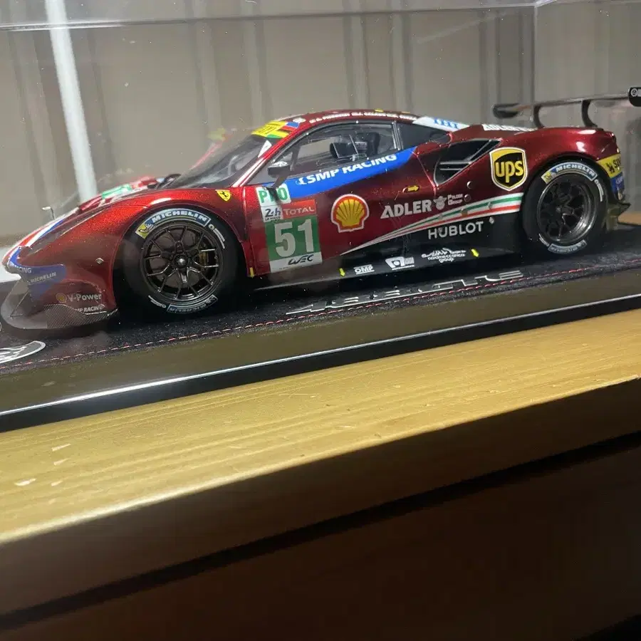 1:18 bbr 페라리 488 gte , 단품, 무하자