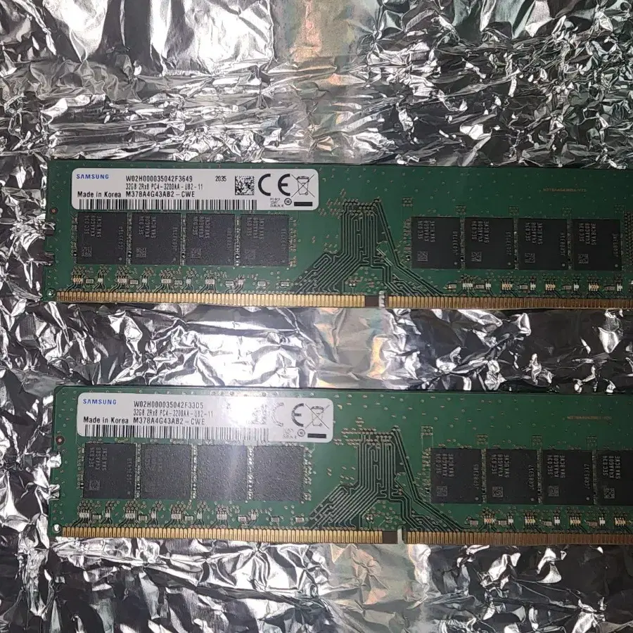 삼성 DDR4 3200 32G X 2 판매합니다