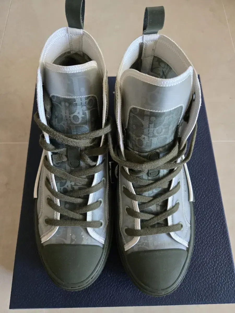 Dior B23 HighTop Sneakers/카키 레어템 41