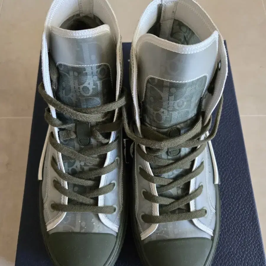 Dior B23 HighTop Sneakers/카키 레어템 41