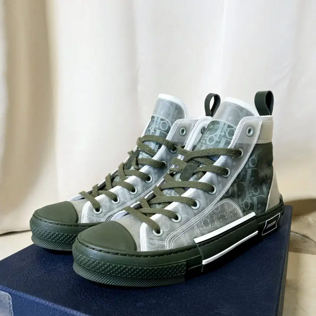 Dior B23 HighTop Sneakers/카키 레어템 41