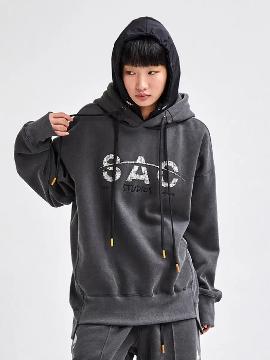 [옷장정리] sac 이중후드티 M