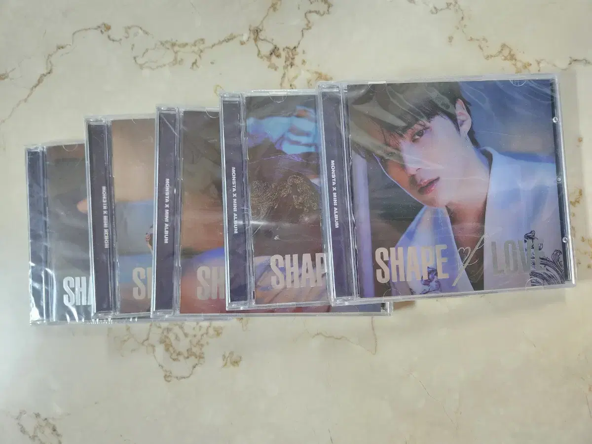 [일괄] MX 미개봉 미니 11집 shape of love 쥬얼 5종