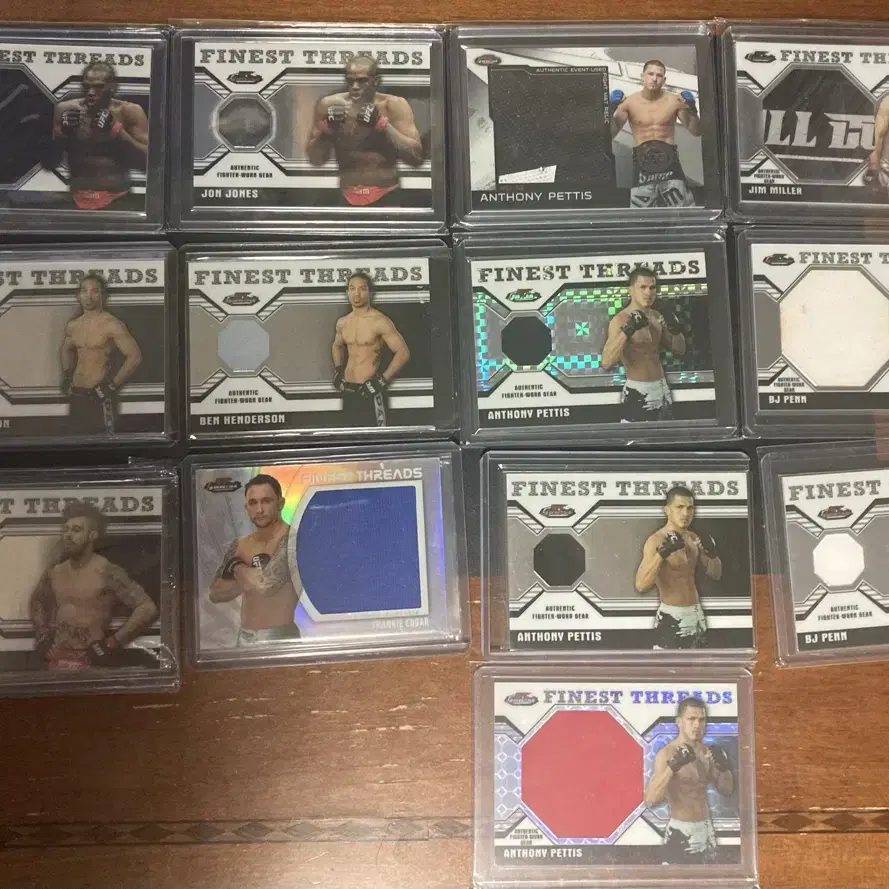 2011 topps ufc finest threads 렐릭 존존스 등