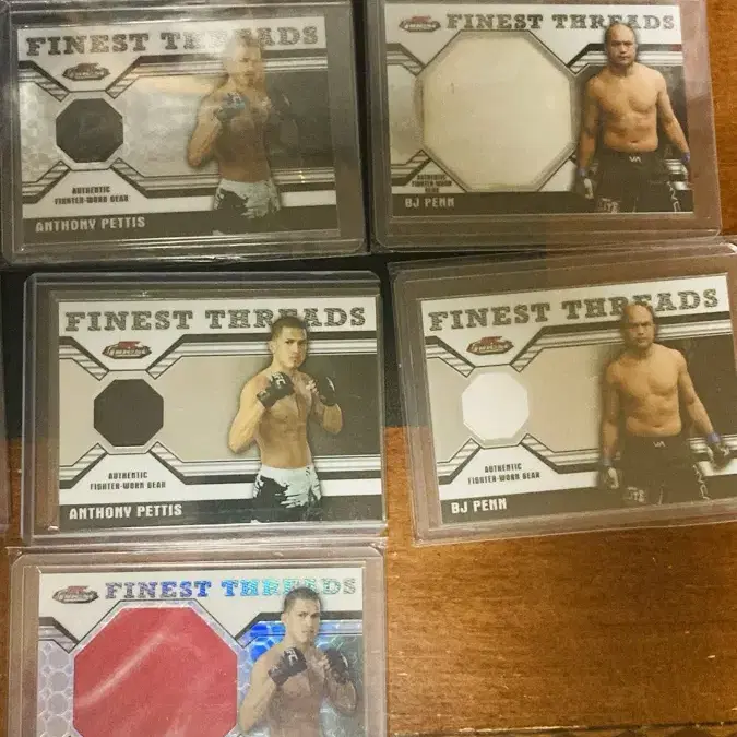 2011 topps ufc finest threads 렐릭 존존스 등